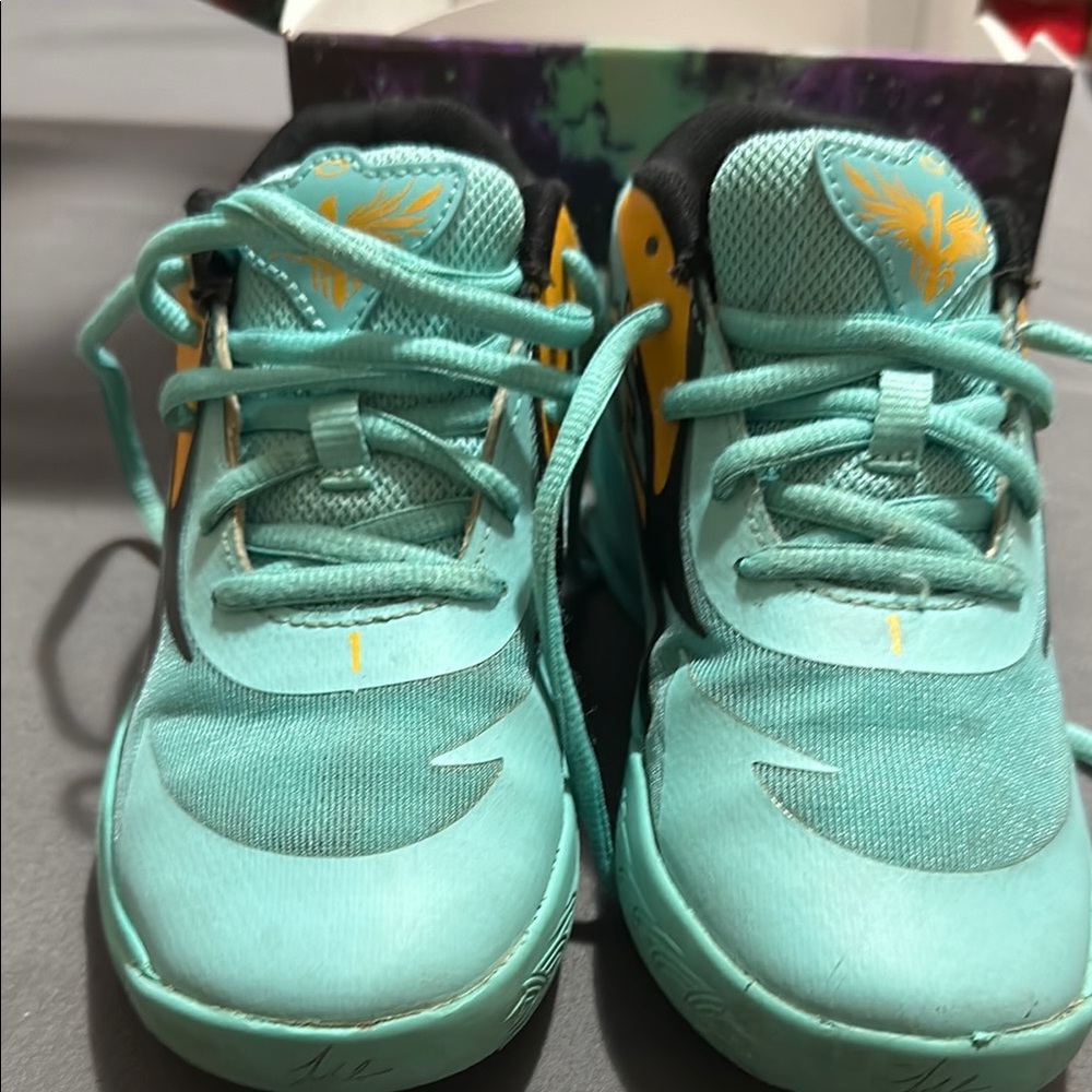 Kids Teal Athletic Shoes